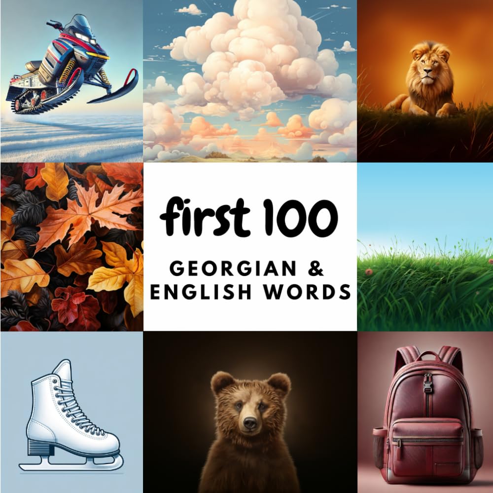 Cover of First 100 Georgian & English Words