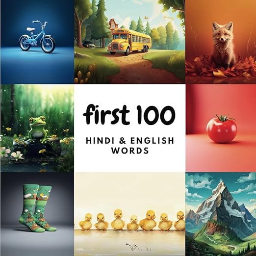 Cover of First 100 Hindi & English Words