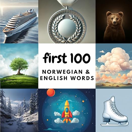 Cover of First 100 Norwegian & English Words