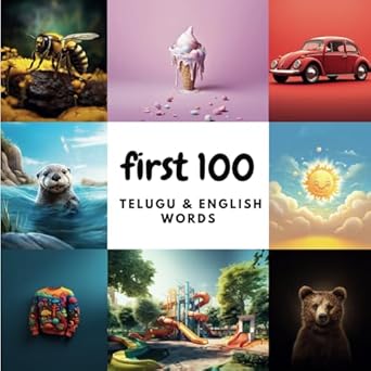 Cover of First 100 Telugu & English Words